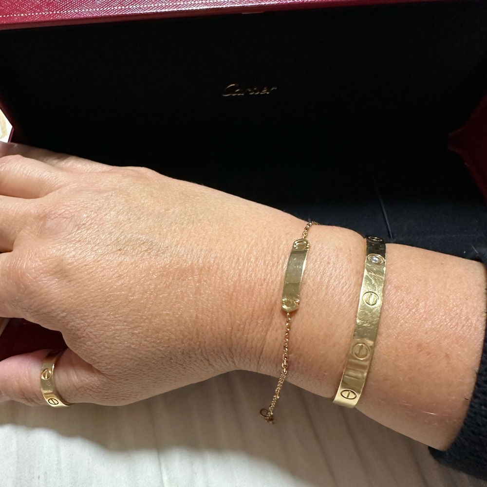 Cartier baby bracelet yellow gold bought 2020